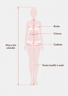 Guía de medidas para talla personalizada