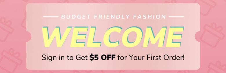 New Customer First Order $5 Off